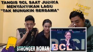 VIDEO REAKSI  TANGIS BCL SAAT JUDIKA MENYANYIKAN SINGLE TERBARUNYA  TAK MUNGKIN BERSAMA [upl. by Aggappera]