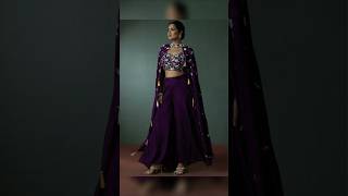 Latest crop top sharara designs with Shrugs womensfashionstyleoutfioutfitsfashion Raisaoutfits [upl. by Ranger503]