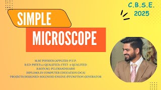 LEC 01 Simple MICROSCOPE CLASS 12 XII PHYSICS [upl. by Beaver]