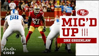 Mic’d Up Dre Greenlaw Rallies the Team to NFC Championship Win  49ers [upl. by Marlie]