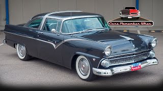 1955 Ford Crown Victoria FOR SALE YBlock Gunmetal Paint [upl. by Ztnaj108]