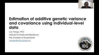 Heritability of individual level data  Welcome message [upl. by Ideih]