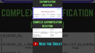 SAPONIFICATION REACTION CLASS 10 CHEMISTRY study viral viralshorts NegitheGreat [upl. by Robenia]