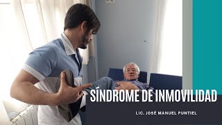 Ejercicios pasivos para pacientes postrados en cama síndrome de inmovilización Fisioterapia RD [upl. by Lleddaw]