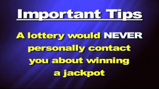 California Lottery Beware of Lottery SCAMS [upl. by Eidnalem773]