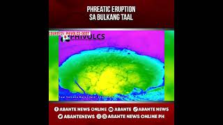 Phreatic eruption sa Bulkang Taal [upl. by Madriene]