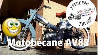 Restauration Motobécane AV88  prête pour le rallye des Meules de Savoie [upl. by Markland]