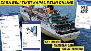 Tutorial Membeli Tiket Kapal Pelni Online Menggunakan Aplikasi‼️ HARGA PALING MURAH dan ANTI CALO‼️🛳 [upl. by Atalayah]