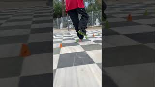 Roller freestyle slalom inlineskating rollerskating learninlineskating [upl. by Syst]