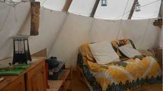 Inside our Wise Owl Tipi [upl. by Ariad]