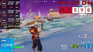 RX 590  Fortnite Performance Mode amp DX12 Tested in 2024 [upl. by Yetty]