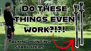 Testing ARCHERY STABILIZERS Let bust some myths about them test archery bowhunting [upl. by Afton]