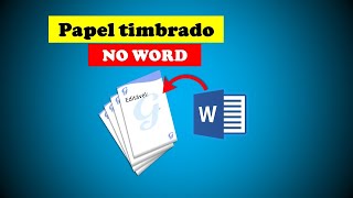 como fazer PAPEL TIMBRADO NO WORD [upl. by Nitsur]