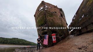 Mystery ships of the Musquash Estuary New Brunswick Canada WWII Ships Found 75th anniversary [upl. by Hollyanne]