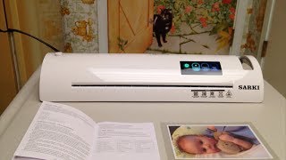 Sarki 13quot Thermal Laminator A3White [upl. by Attemaj]