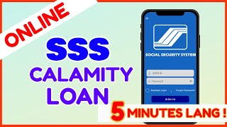 SSS Calamity Loan Online Application Paano mag Apply ng Calamity Loan SSS 2024  Typhoon Carina [upl. by Essiralc]