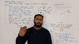 Bohrs atomic Model  Main postulates  11th class chemistry  chno5 [upl. by Tnomel]