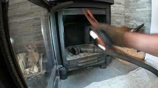 Contura woodburner cleaning [upl. by Drarehs]