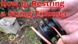 How To Restring a String Trimmer [upl. by Carlyle797]