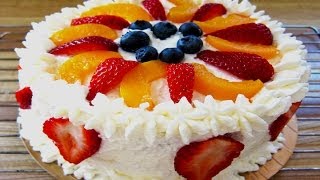 How to Make Rainbow Fruits Chiffon Cake 彩虹雜果雪芳蛋糕 [upl. by Viola]