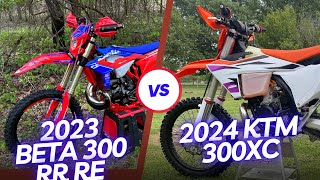 2024 KTM 300 XC vs BETA 300 RR Race Edition ktm ktm300TBI beta300 beta300rrraceedition [upl. by Ilime601]