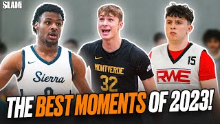 The BEST High School Hoops Moments Of 2023 🚨 Bronny James Cooper Flagg Eli Ellis amp MORE 🍿🔥 [upl. by Rehpinnej]