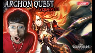 51 ARCHON QUEST  GENSHIN IMPACT LIVE [upl. by Eynobe]