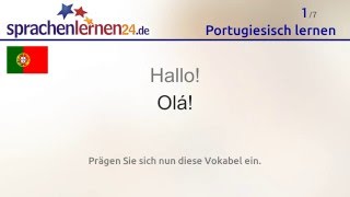 Portugiesisch lernen kostenloses SprachkursVideo [upl. by Trudi]