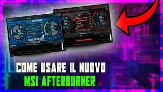 COME USARE MSI AFTERBURNER  TUTORIAL ITA 2024 tutorial viral msi tech [upl. by Yrdnal]