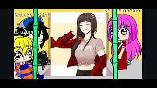 personagens de naruto reagindo a hinata participaçãoLarabr [upl. by Atinek]