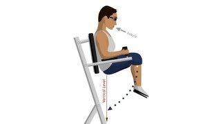 Roman Chair Leg Raise  Abdominal Exercises [upl. by Licastro]