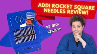 Did I Waste My Money Addi Rocket Square Interchangeable Needle Review [upl. by Eveivenej543]