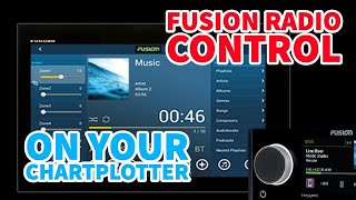 Fusion Radio with NMEA2000 Connection to your CHARTPLOTTER FusionAGarminBrand [upl. by Adnim]