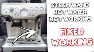 SAGE CLOGGED  How to unclog steam and hot water [upl. by Frazer]