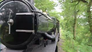 A Trip Behind GWR 4079 Pendennis Castle at the Epping and Ongar Railway [upl. by Vaenfila]