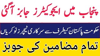 Educators Jobs  Govt Permanent Teaching Jobs  Male amp Female Online Apply [upl. by Yeldah]