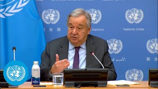 UN Chief on Climate  Press Conference 15 June 2023 [upl. by Nygem]