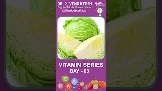 Vitamin Series Day 03  Vitamin B9  Vitamin B 9 Folic Acid Health Benefits [upl. by Eeimaj]