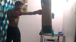 Heavy Bag Workout At Home 🥶😱 ChampionRajnish [upl. by Sesylu]