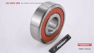 AS63032RS BALL BEARING 17X47X14 FOR CHRYSLER [upl. by Zadoc]