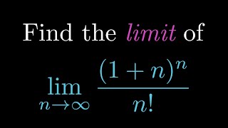 Find the limit of 1nn  n as n goes to infinity [upl. by Teteak]