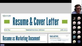 Resume and Cover Letter Building for Articling Positions Webinar [upl. by Bowie882]