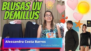 Moda Praia Blusas UV DeMillus [upl. by Nossila]