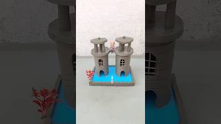 destroying a beautiful miniature clay house 😱shorts [upl. by Nawuj]