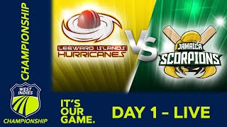 🔴 LIVE Leeward Islands v Jamaica  Day 1  West Indies Championship 2024  Wednesday 20th March [upl. by Asserrac]