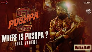 Where is Pushpa  Pushpa 2  The Rule Malayalam  Allu Arjun  Sukumar  Rashmika  Fahadh Faasil [upl. by Freeborn]