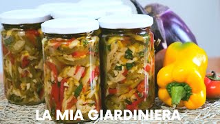 ECCO COME FARE LA GIARDINIERA  CONSERVA GIARDINIERA FATTA IN CASA DA ME [upl. by Novrej897]