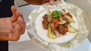 Culinary Of Arts By Chef Kazzie Stir Stir Fry Beef [upl. by Adnohsel]