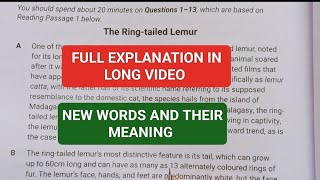 SYNONYMS AND NEW WORDSburlington IELTSREADINGMODULE reading ielts ieltspreperation [upl. by Anella13]