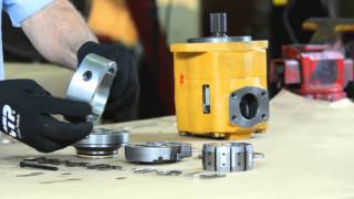 Hydraulic Vane Pump Repair [upl. by Ennadroj]